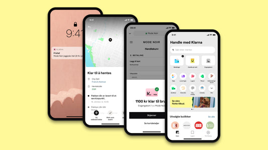 Handle med Klarna hos Egillustrerer