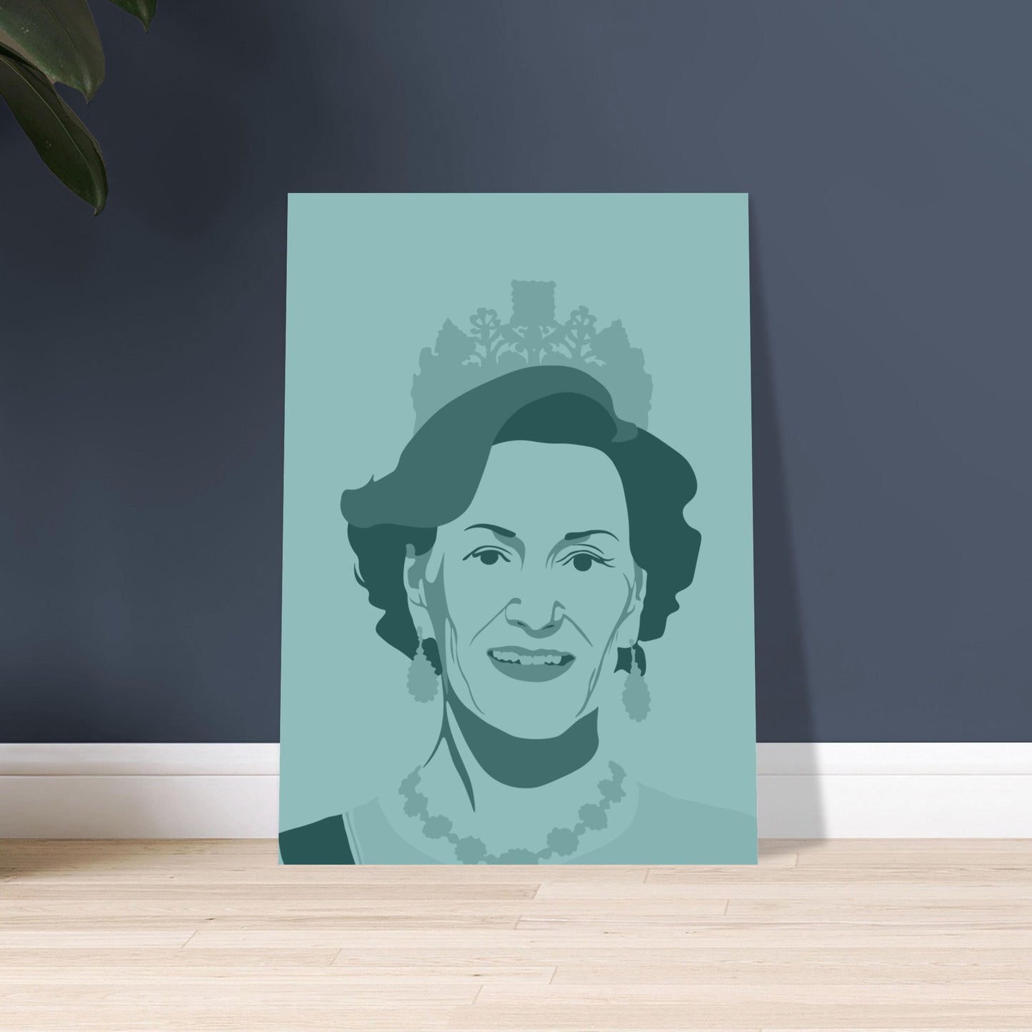 Queen Sonja - monochrome colour poster