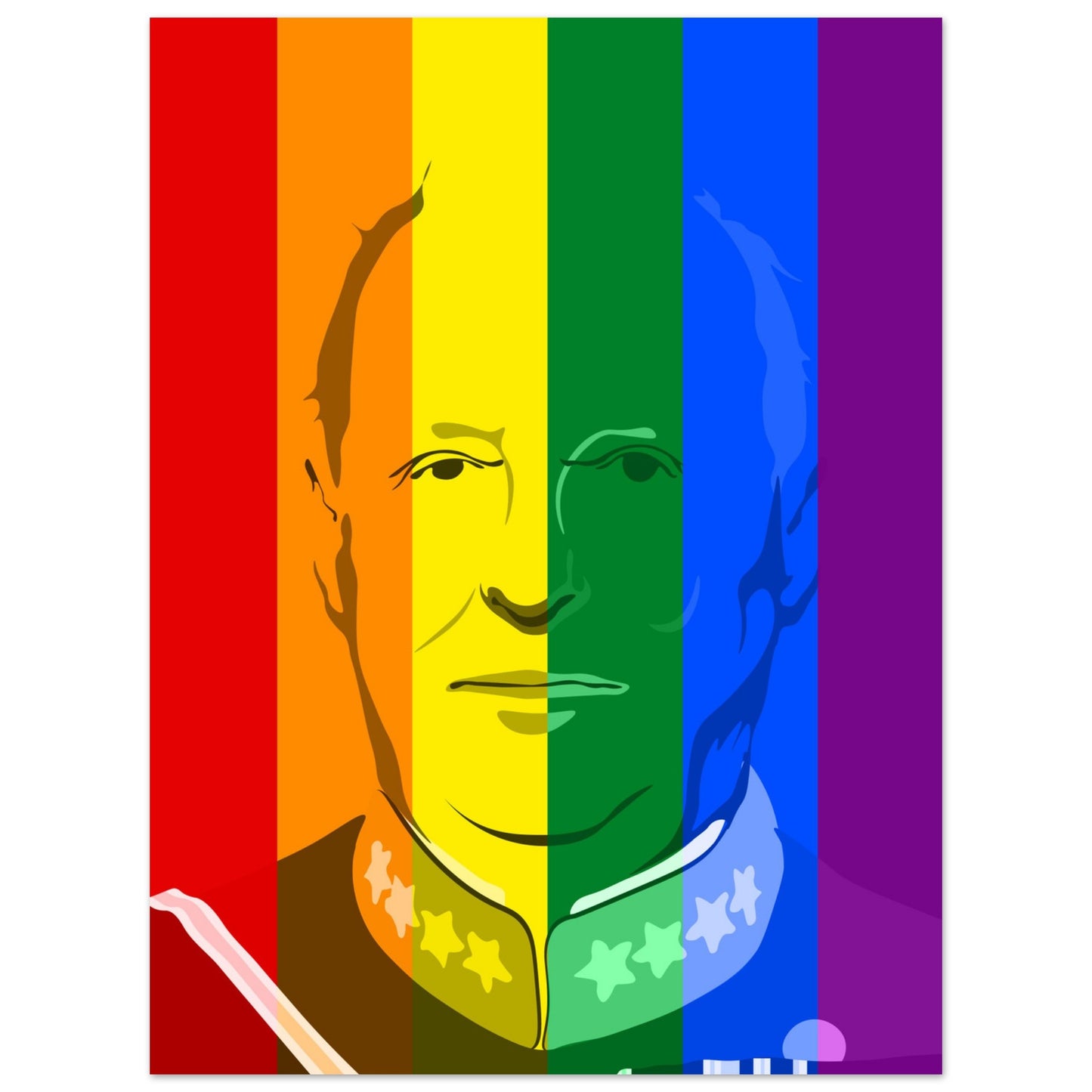 Kong Harald - prideplakat