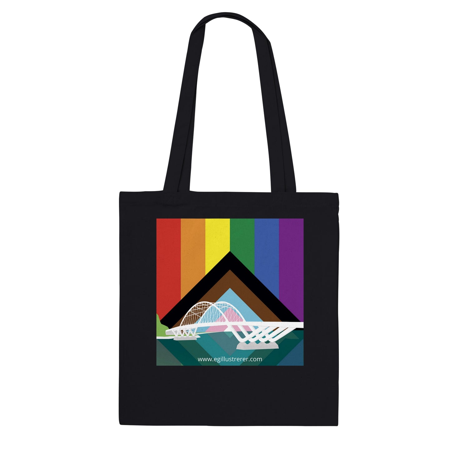 Stolt sogndøl - classic shoulder bag in fabric