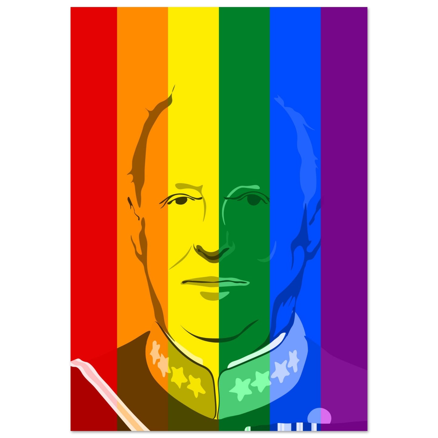 Kong Harald - prideplakat