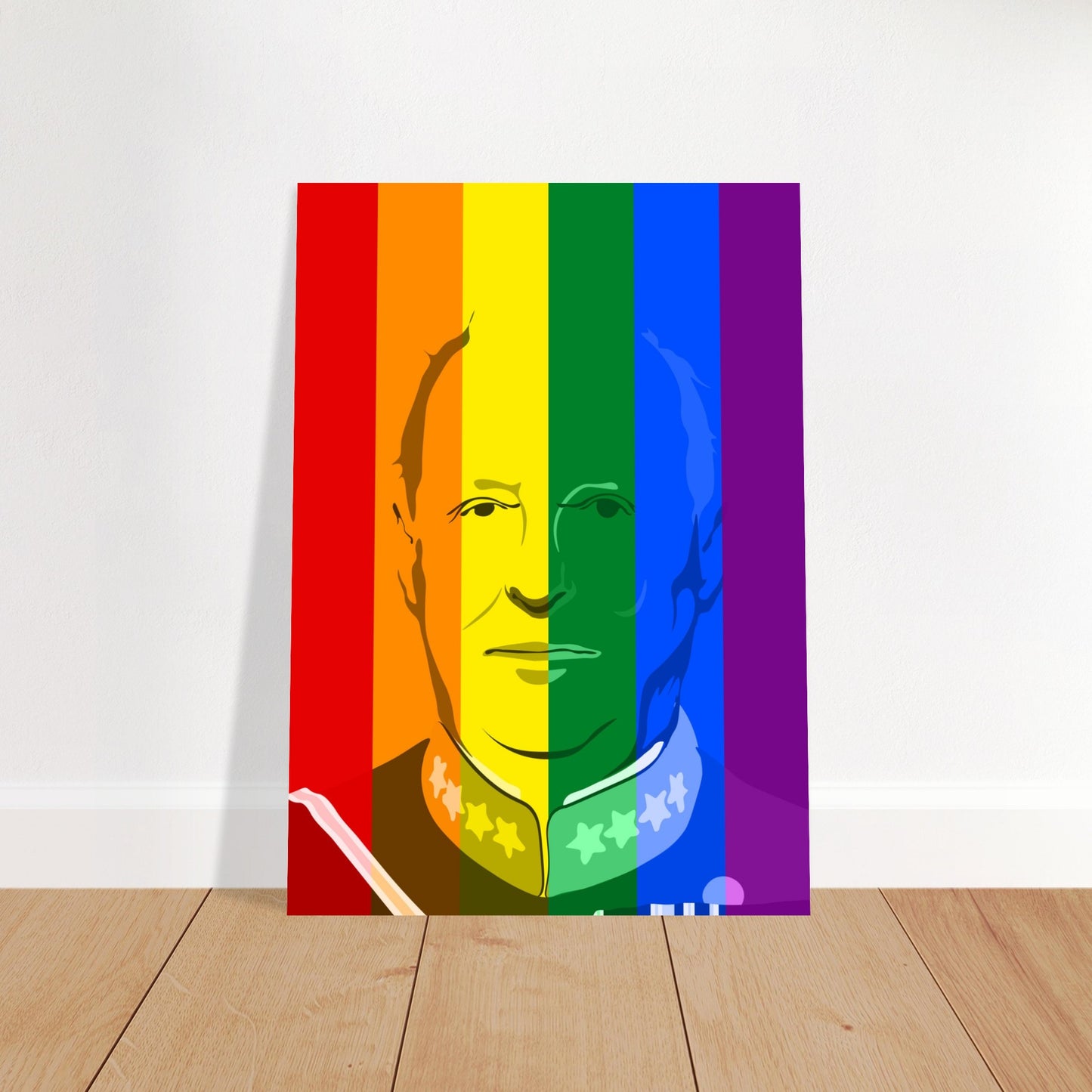 Kong Harald - prideplakat