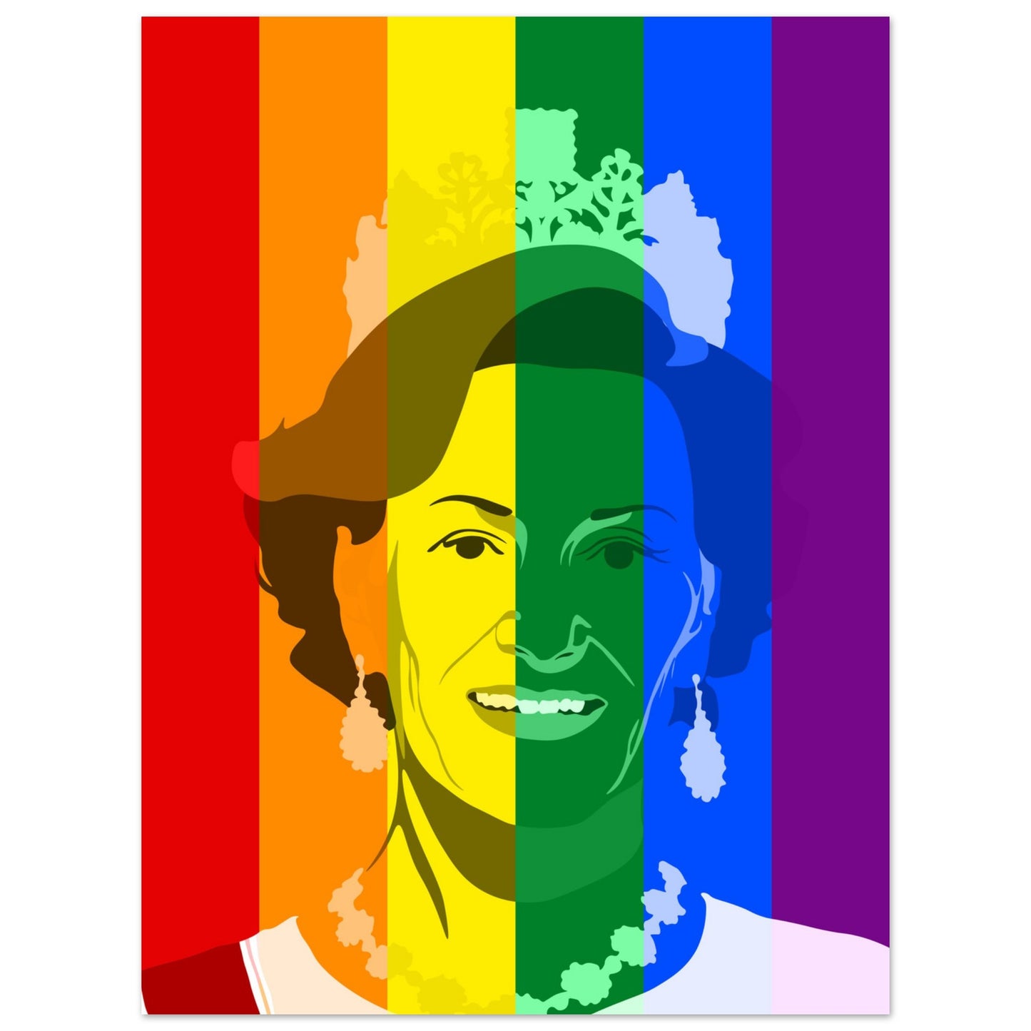 Dronning Sonja - prideplakat