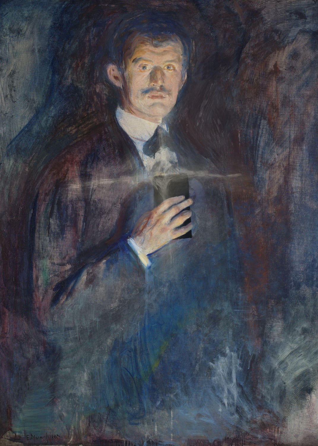 Munch tar en selfie - Klassisk t-skjorte