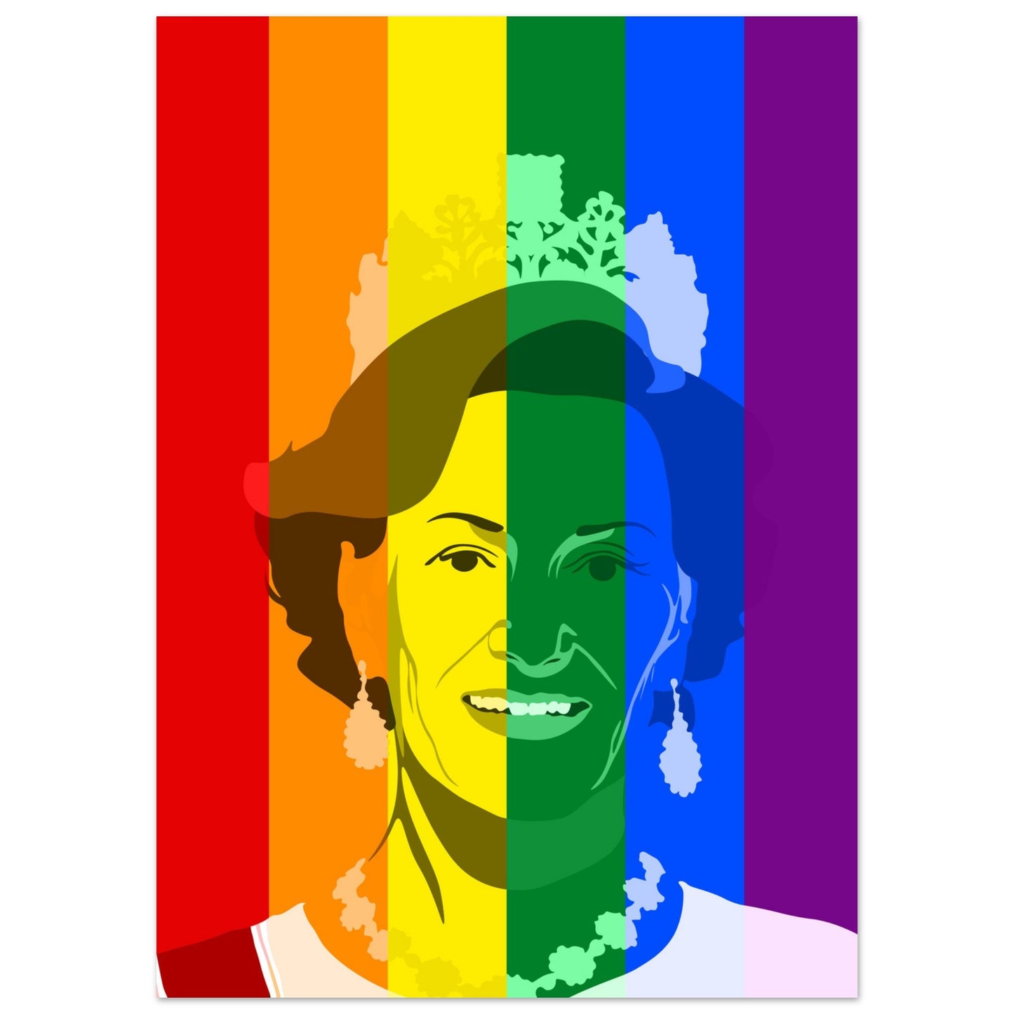 Dronning Sonja - prideplakat