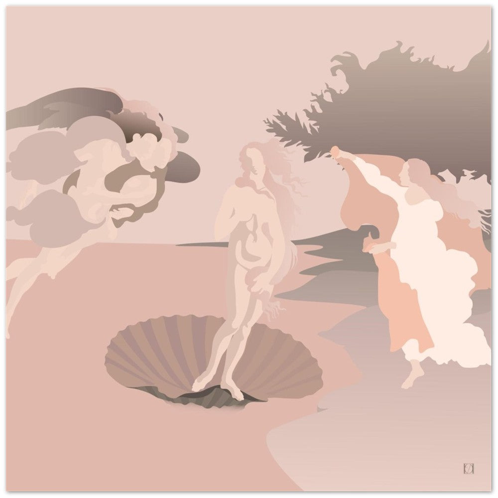 Birth of Venus - pink