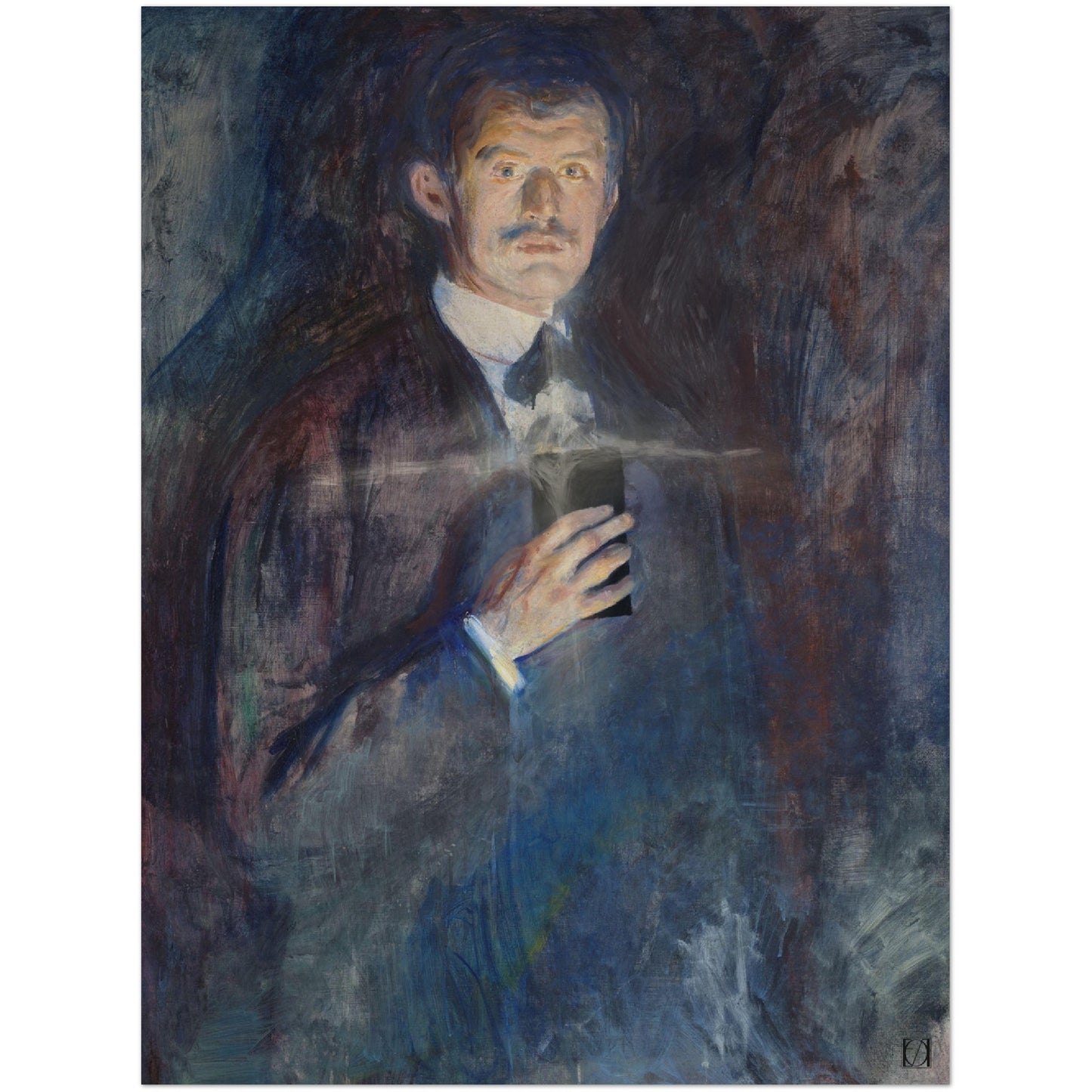 Munch tar en selfie - plakat